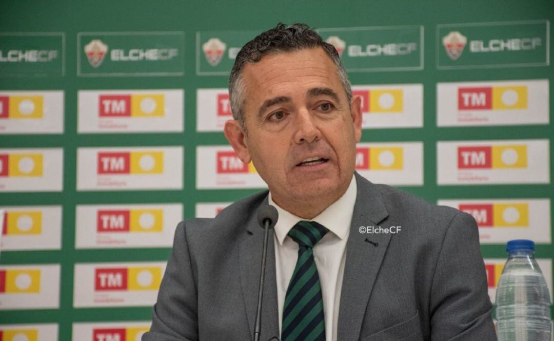 Diego García, presidente del Elche CF 