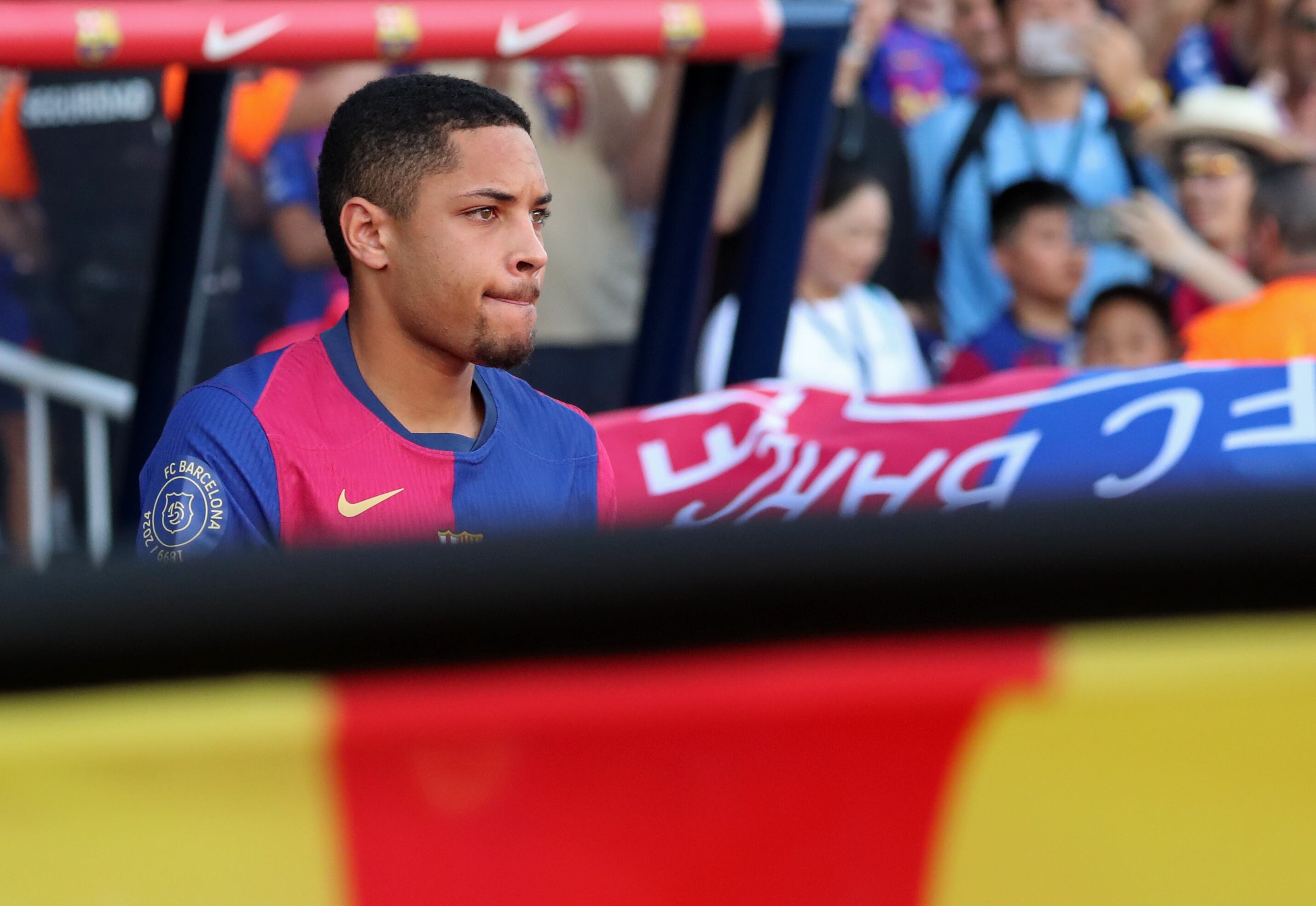 Vítor Roque, en la previa del Joan Gamper