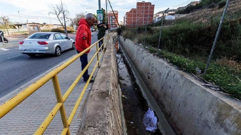 Imagen de la zona donde apareció el cadáver de la mujer británica.