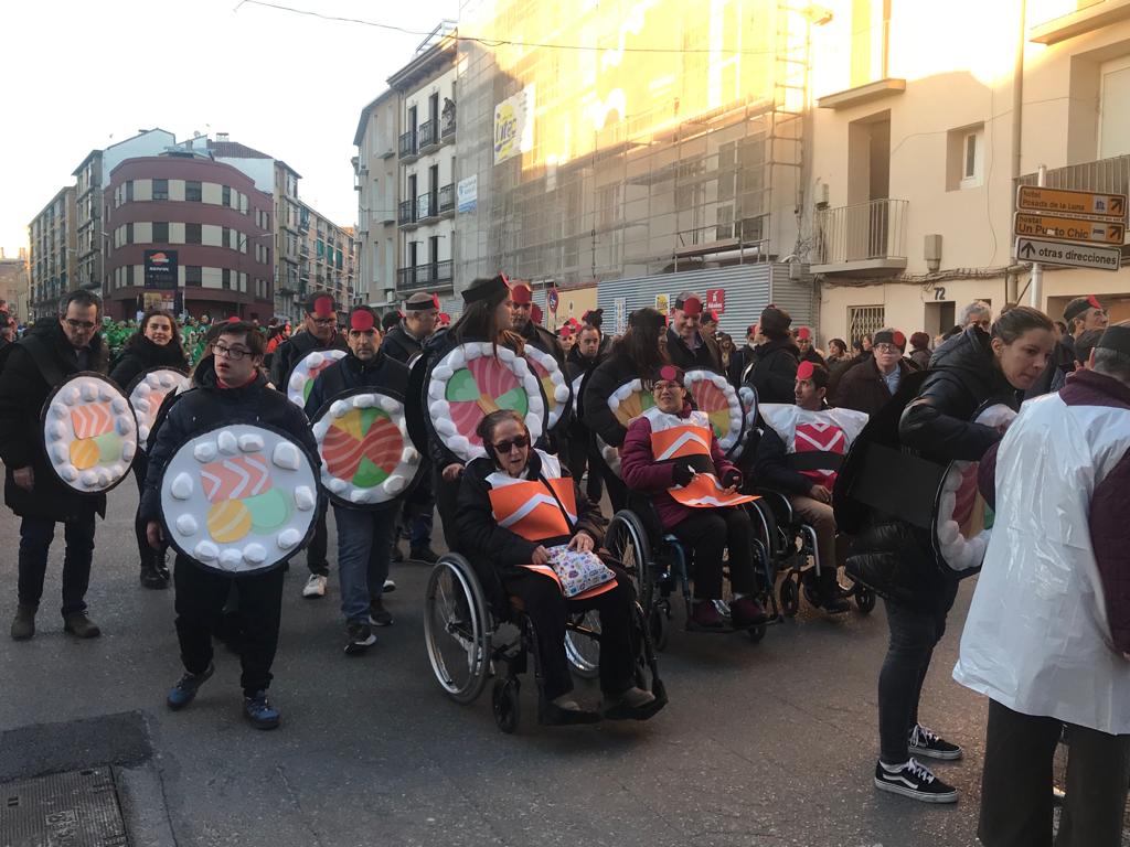 Valentia en la Cabalgata de carnaval de Huesca