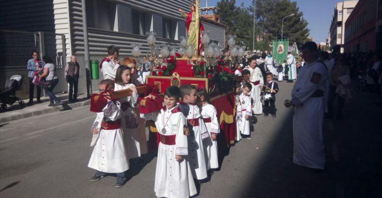 Imagen de la procesión infantil albaceteña del 2017