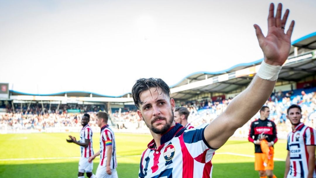 Fran Sol en su etapa en el Willem II