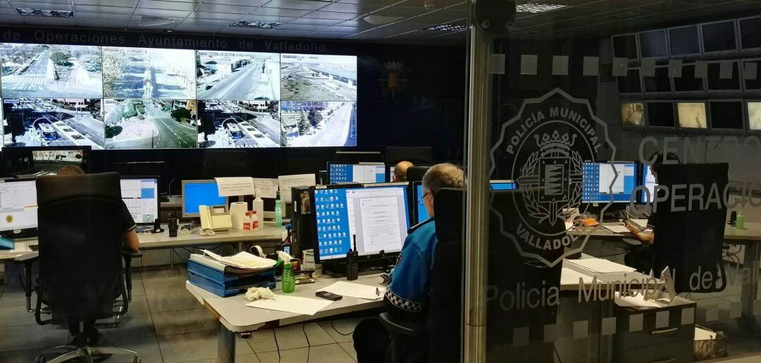 Sala de operaciones de la Policía Municipal