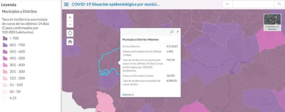 El municipio de Móstoles, sin restricciones desde el lunes, 15 de febrero