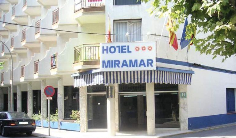 Façana de l'hotel.