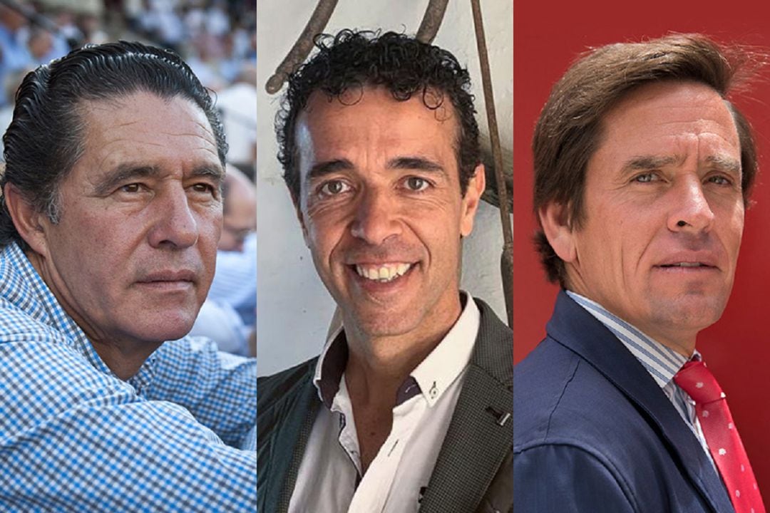 De izquierda a derecha, José Antonio Campuzano, Víctor Puerto y Eduardo Dávila Miura