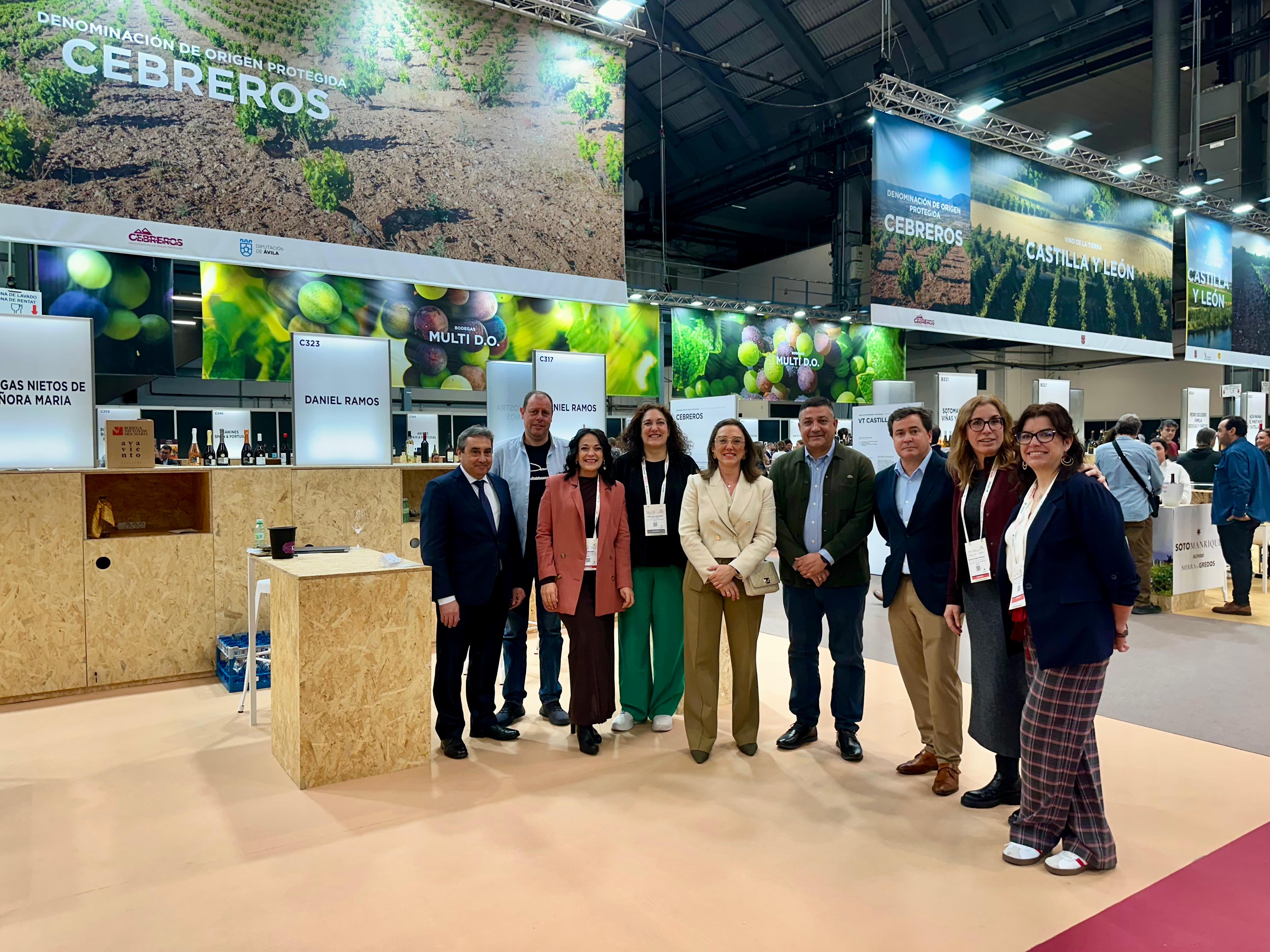 Delegación abulense en el Barcelona Wine Week