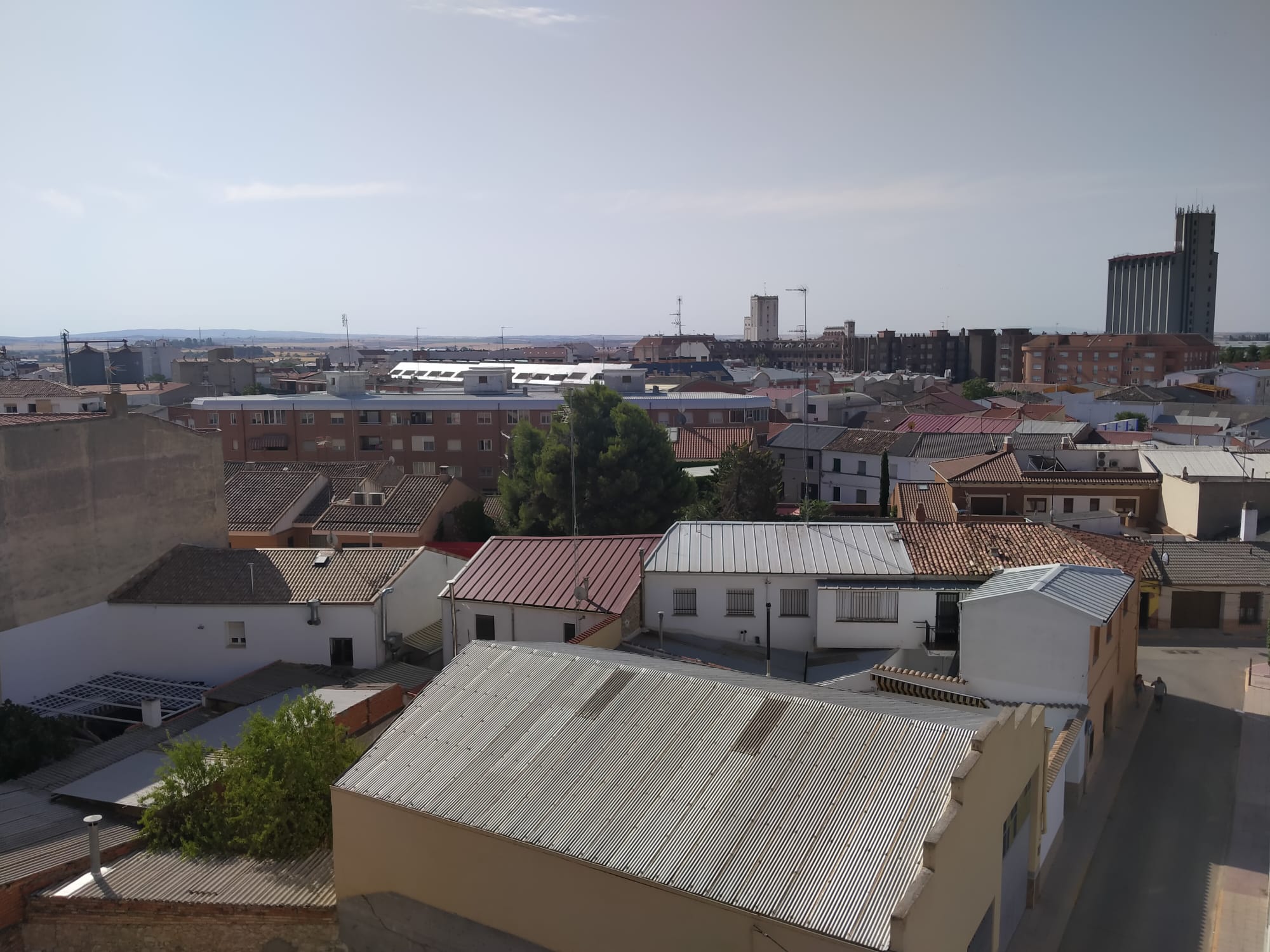 Imagen de Tarancón (Cuenca) sin grúas de la construcción