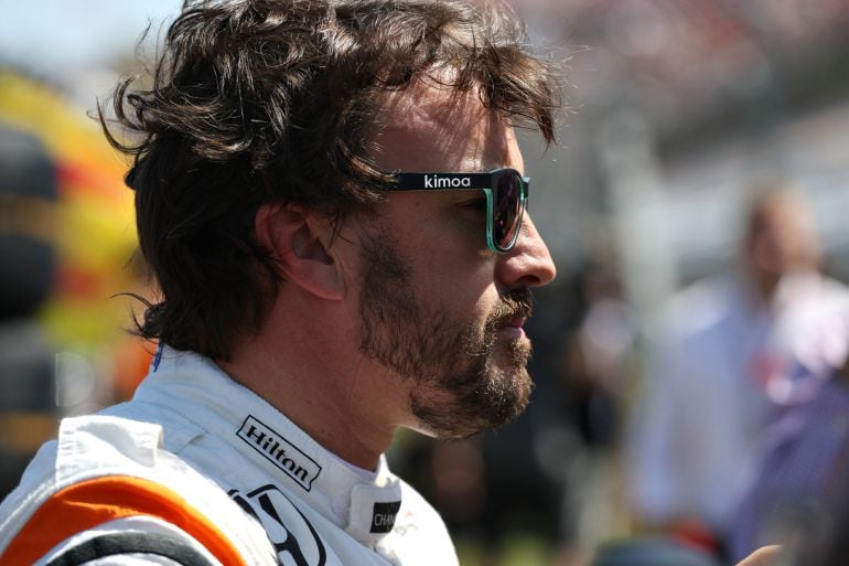 Alonso antes del GP de Hungría