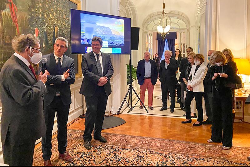 Acto en  residencia del embajador de España ante Naciones Unidas en Nueva York.