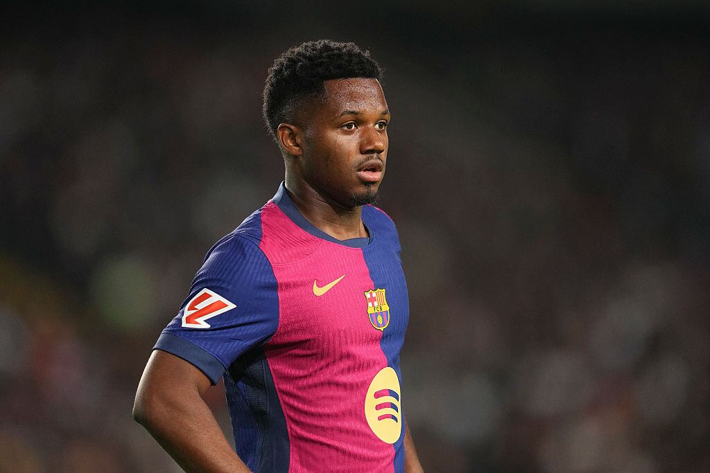 Ansu Fati durante su encuentro ante el RCD Mallorca