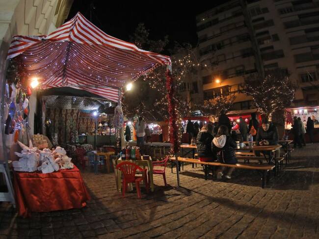 Los jardines de la Diputación están ya adornados con la decoración navideña y las actividades para todos los públicos, preparadas.