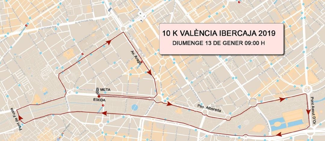 Cortes de tráfico para el domingo día 13 de enero