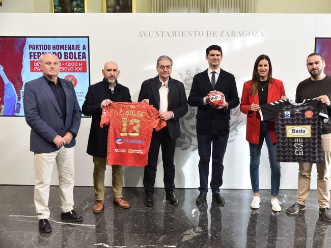 El partido homenaje a Fernando Bolea se ha presentado en Zaragoza