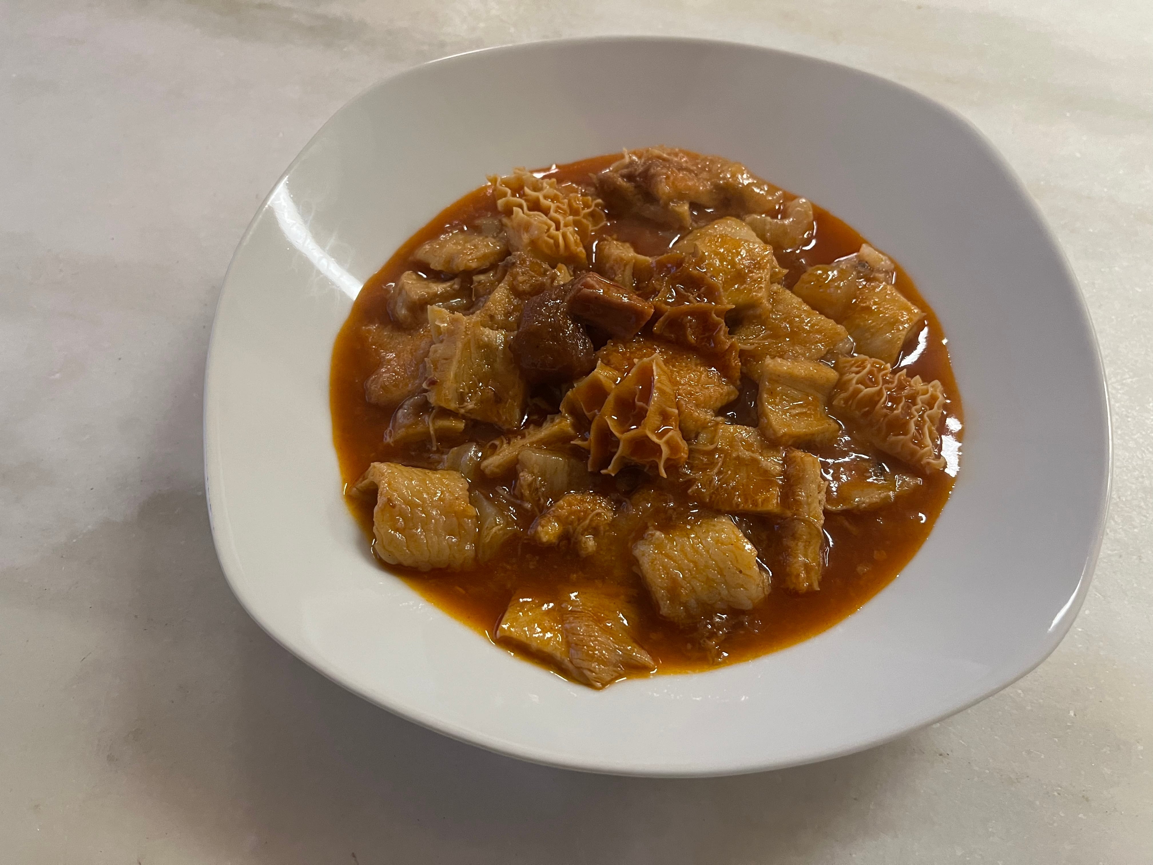 Los callos de La Tabernilla de Oviedo.