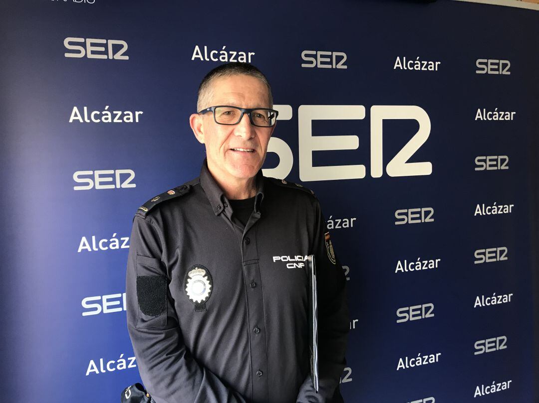 Julián Maroto, inspector jefe de la Policía Nacional en Alcázar