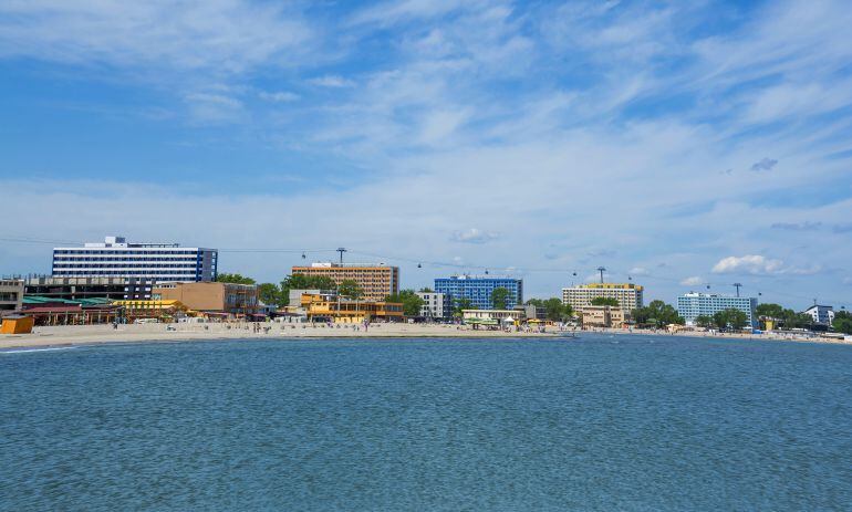 La playa Mamaia es el destino costero más elegido en Rumania.