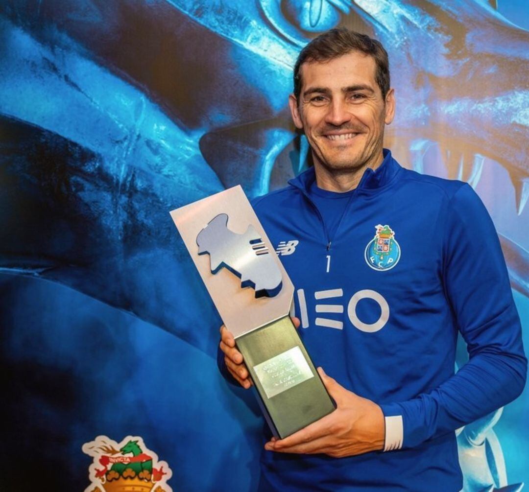 Iker Casillas nombrado mejor portero de la temporada pasada