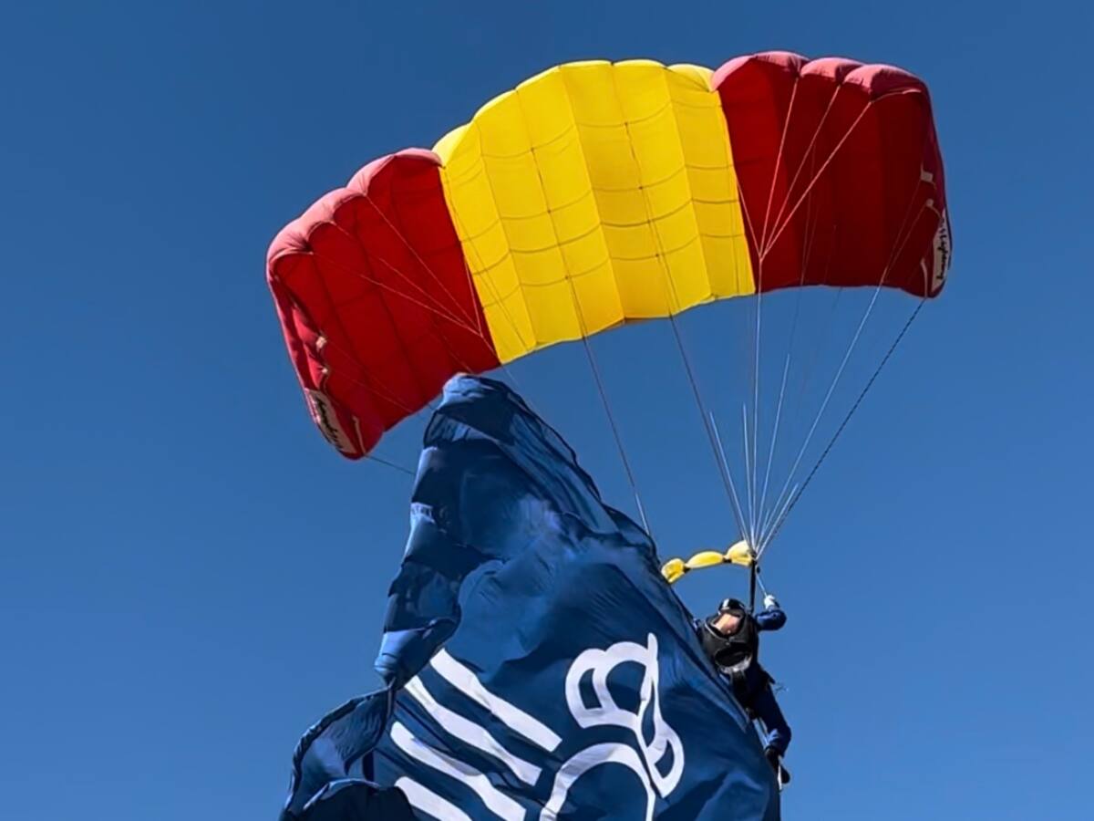 Así fue el salto de la PAPEA en Aranda de Duero