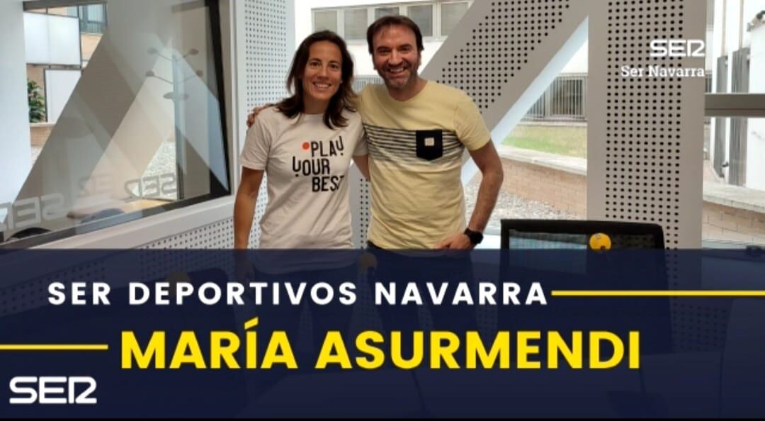 María Asurmendi en su visita a SER Navarra