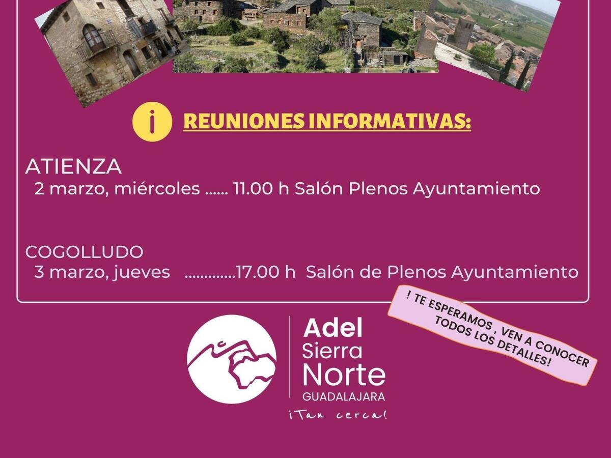 Adel Sierra Norte convoca ayudas para rehabilitar viviendas en los pueblos de la zona