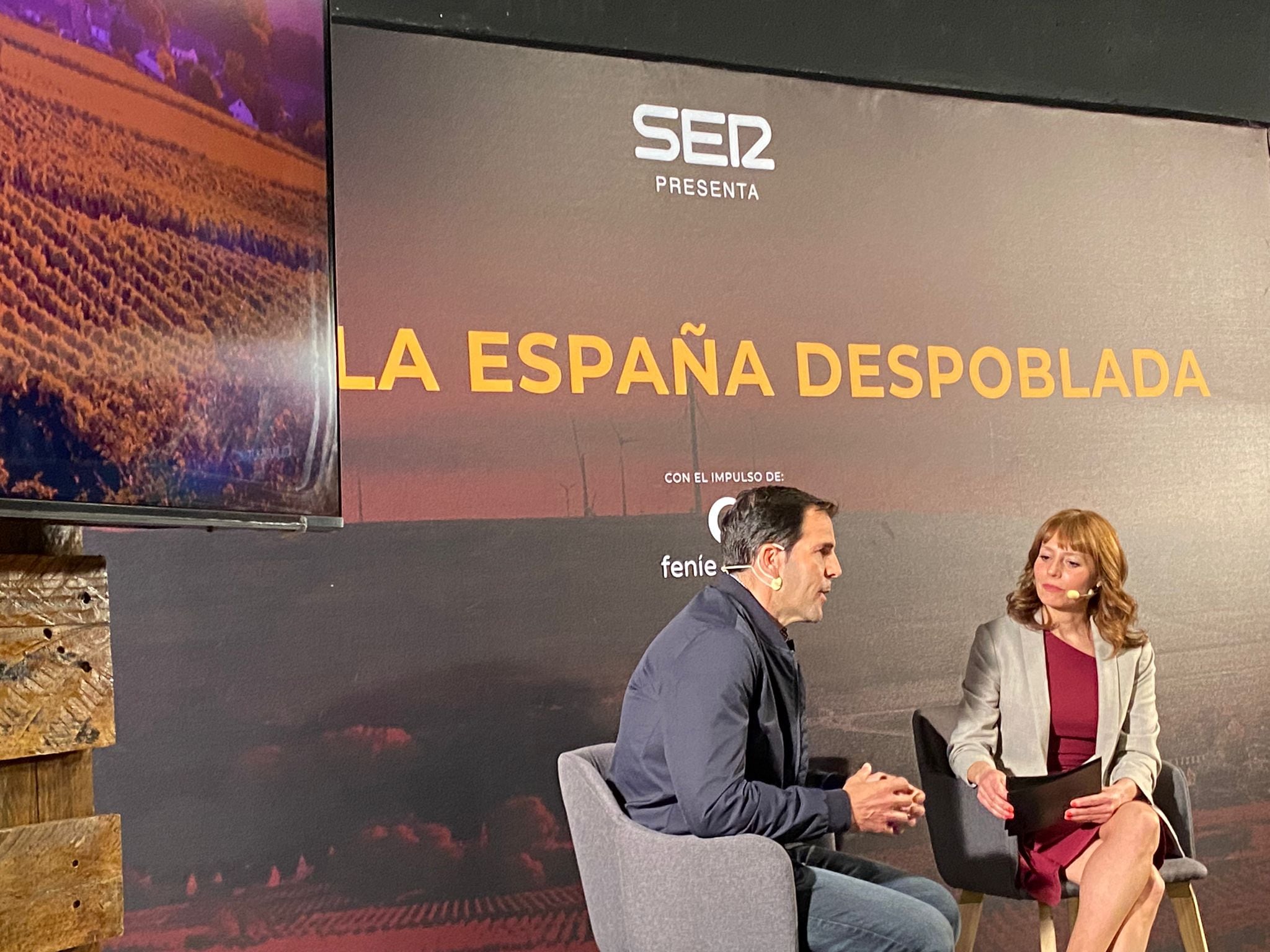 Clausura La España Despoblada el Presidente de la Comarca del Somontano