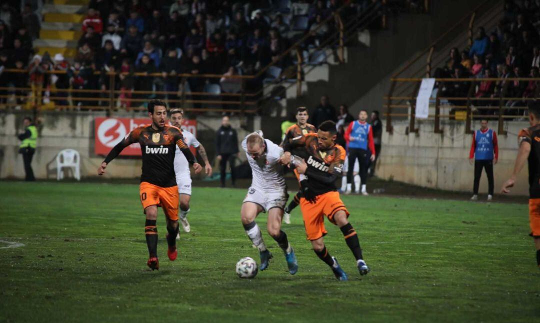 Sergio Benito bregó con loa oponentes valencianistas