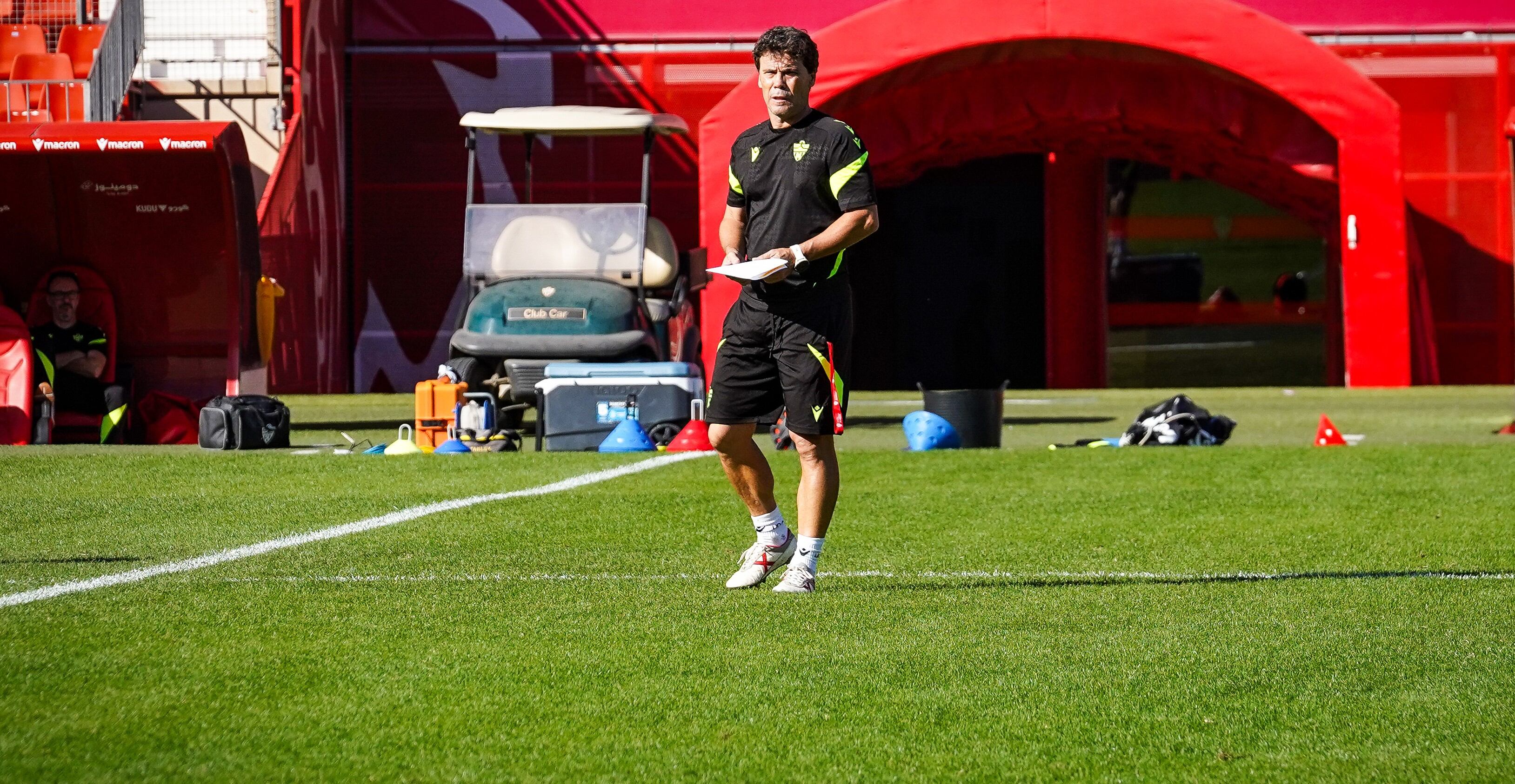 Rubi en el Estadio de los Juegos Mediterráneos.