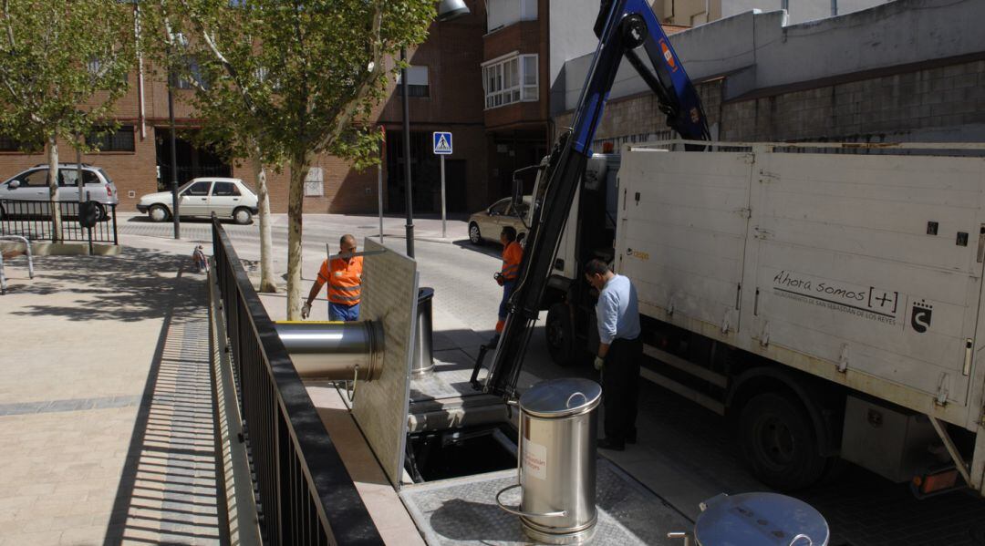 Recogida de basuras en San Sebastián de los Reyes