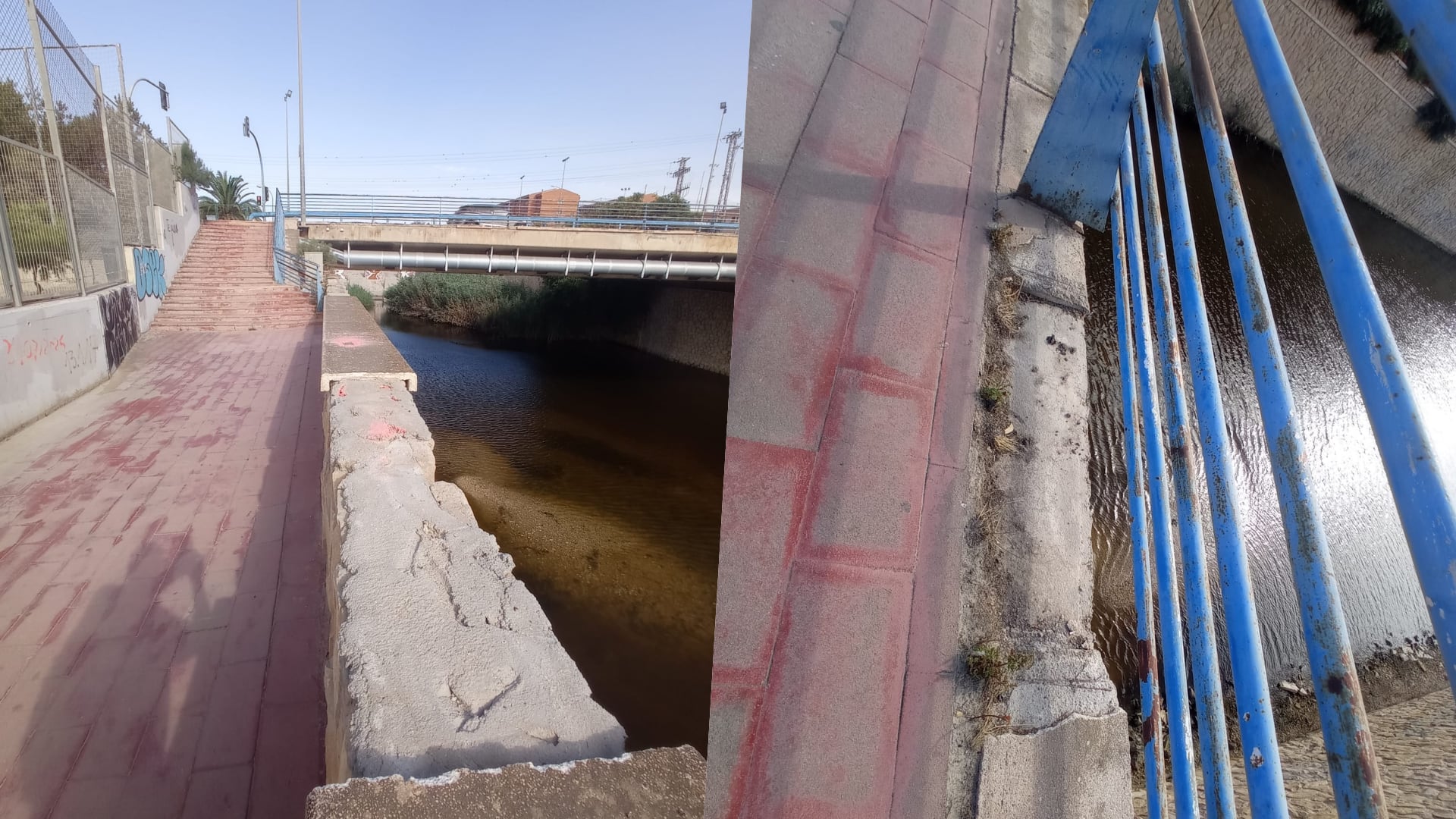 Zonas deterioradas de San Gabriel / A.V. Gran Vía Sur de Alicante