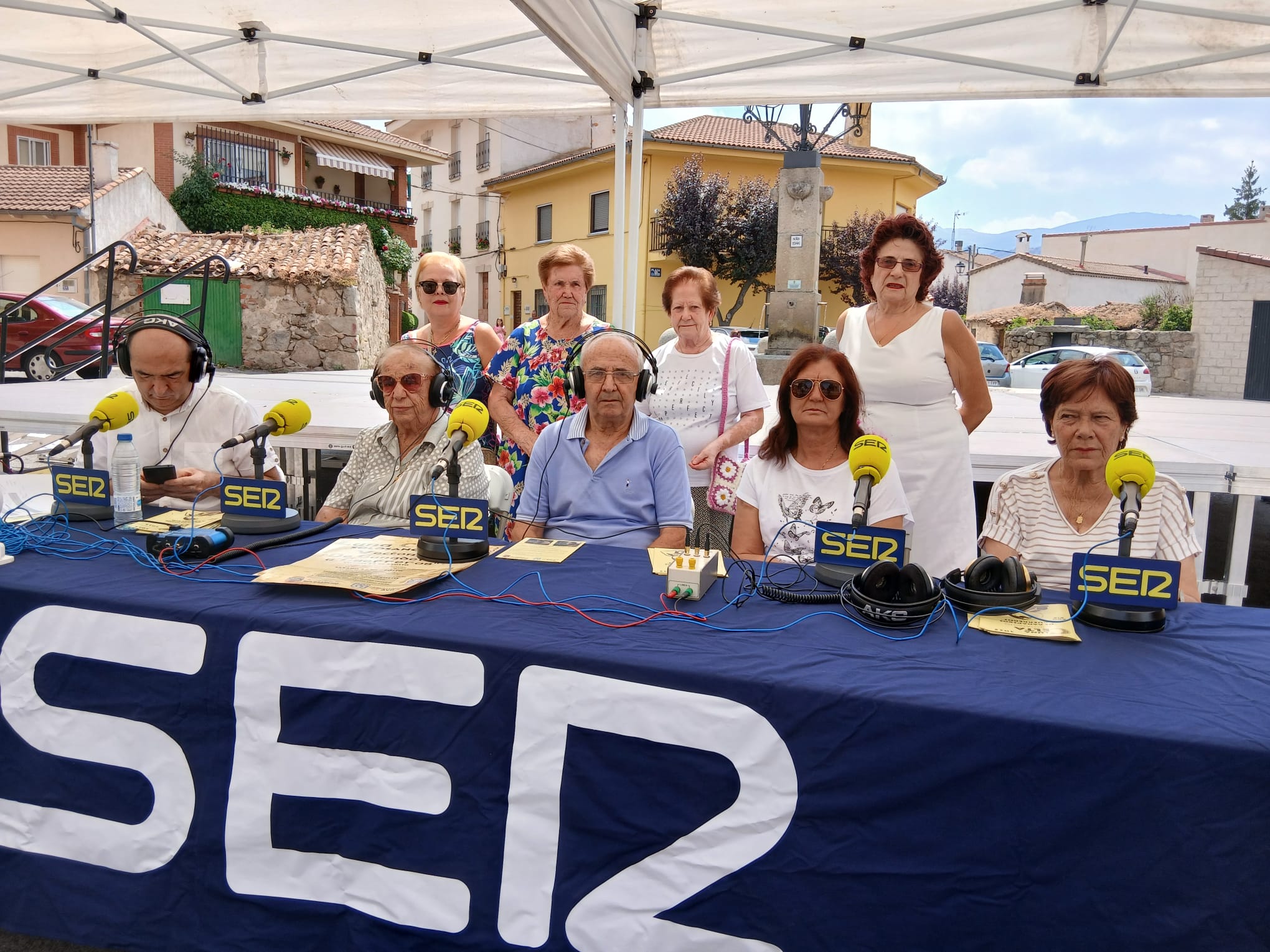 Miembros de la Peña San Juan y la Asociación Luna Celta