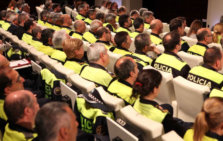 Foto de archivo de agentes de la Policía Municipal de Madrid