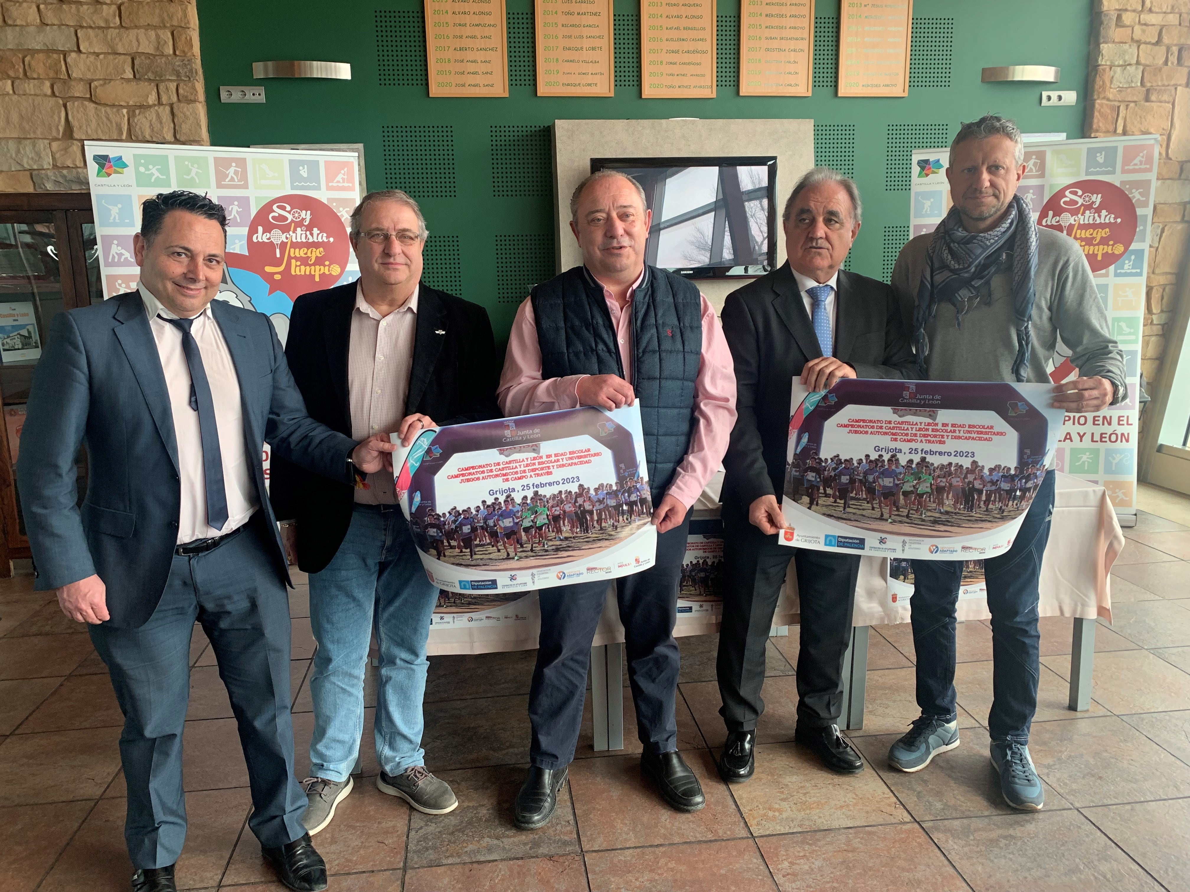 La Junta presenta los juegos autonómicos de deporte y discapacidad de campo a través que se celebran en Grijota