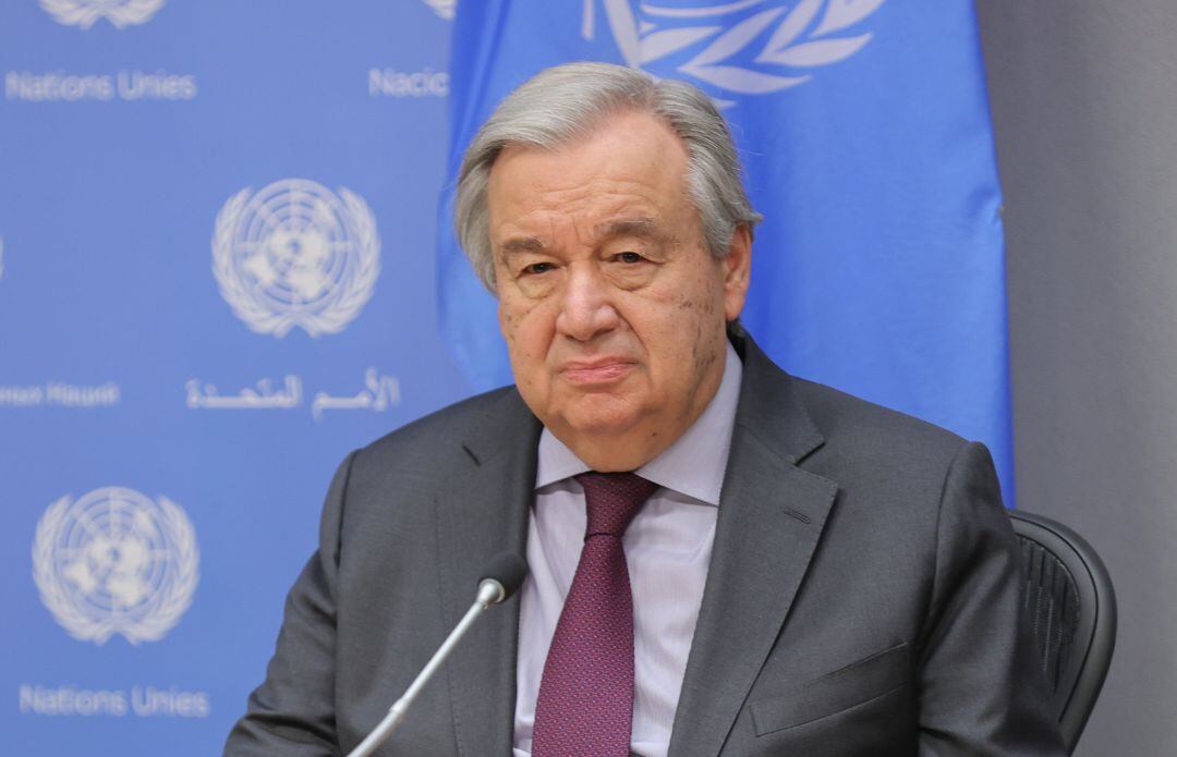 El secretario general de la ONU, António Guterres.