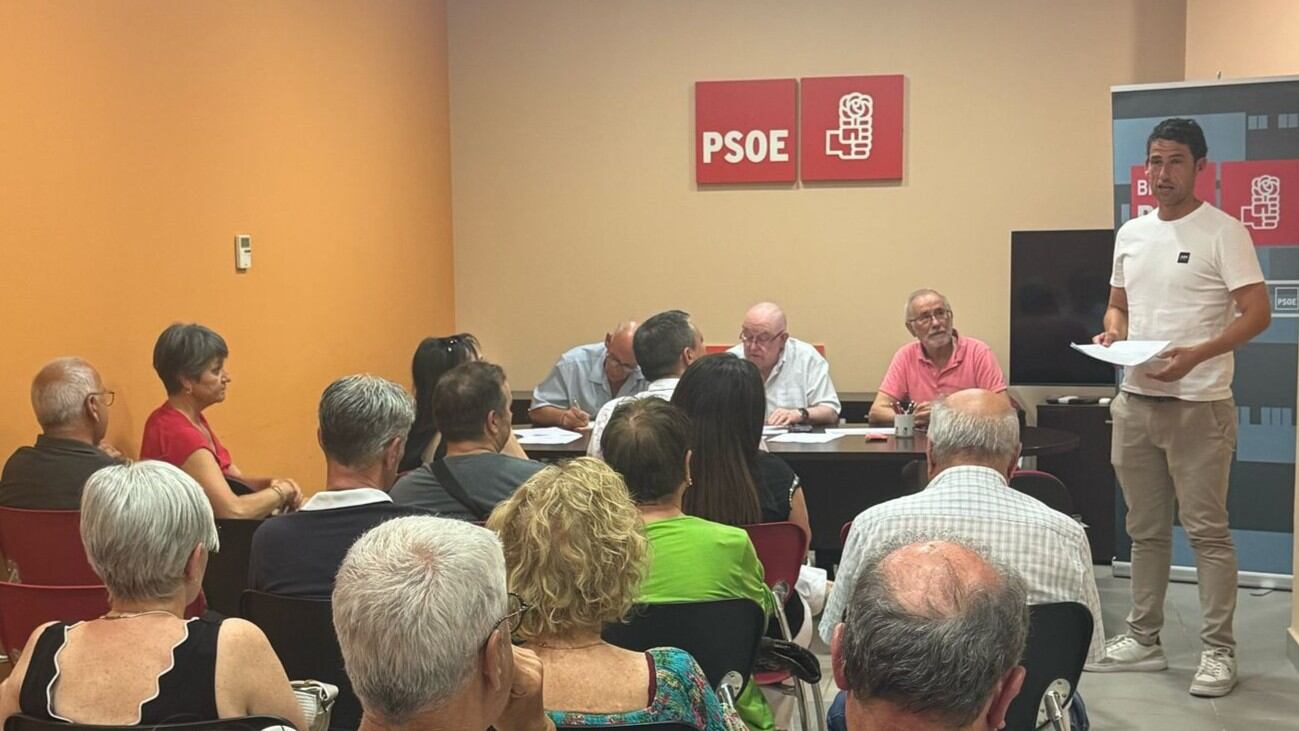 Momento del discurso de Luis Morillo.