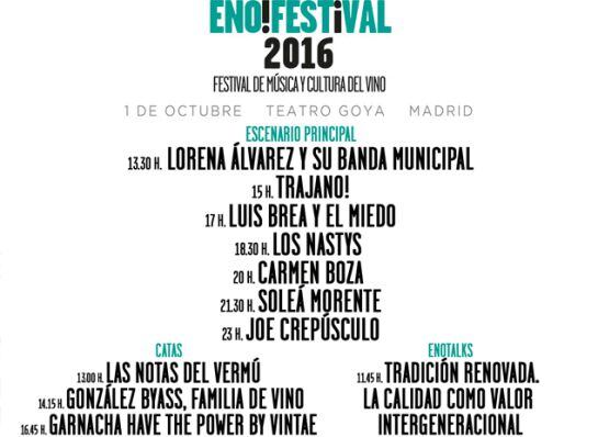 Cartel del Enofestival 2016.