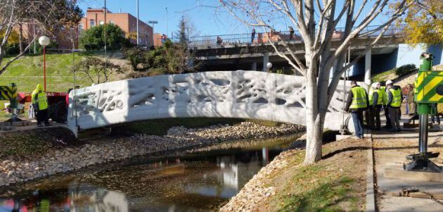 Primer puente impreso en 3D en la localidad de Alcobendas