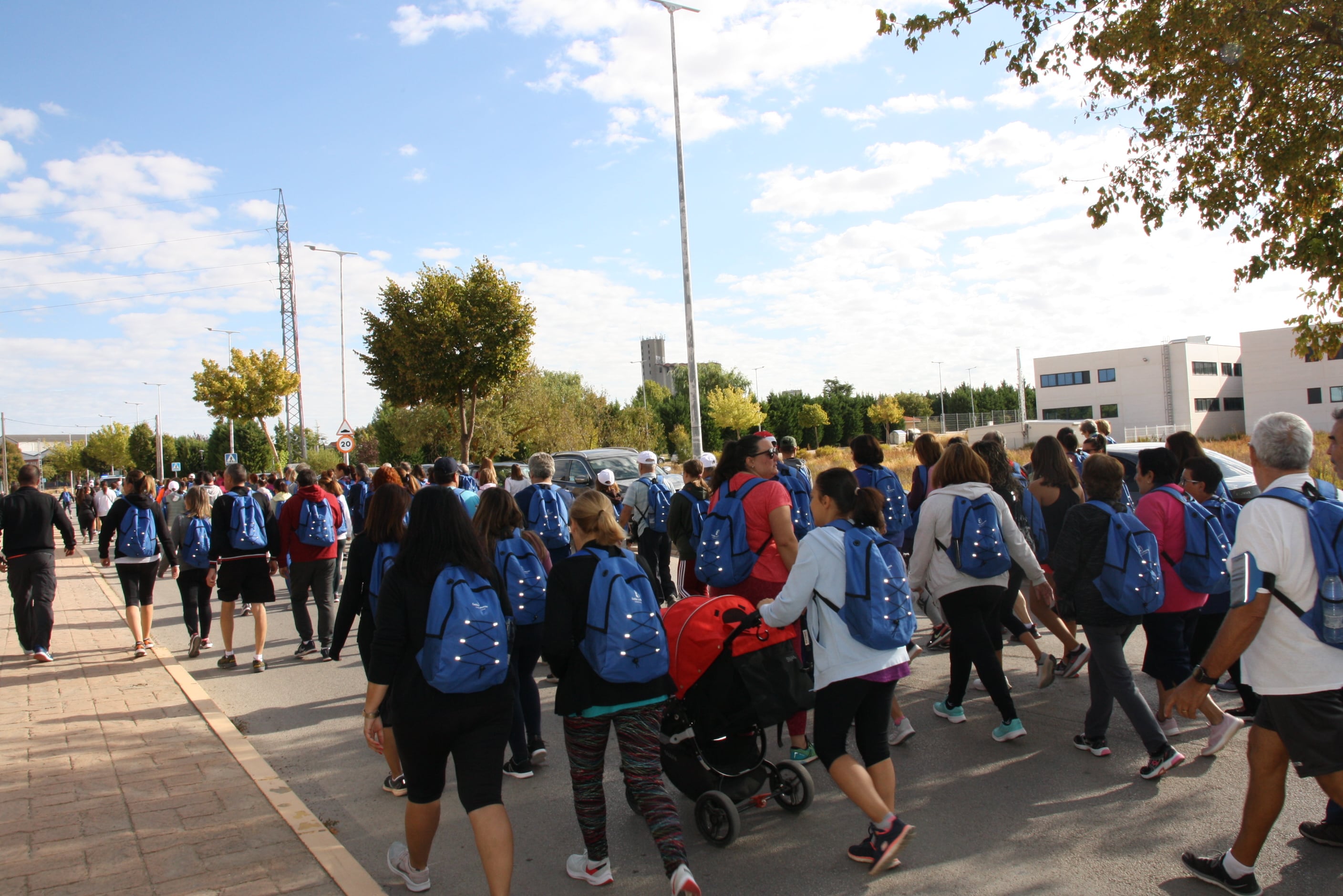 Otro aspecto de la Marcha &quot;7000 pasos por&quot; en Tarancón