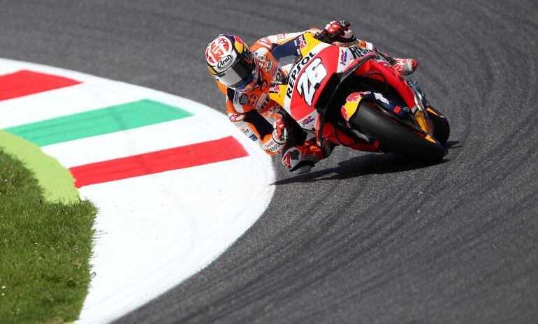 Dani Pedrosa rueda en Mugello