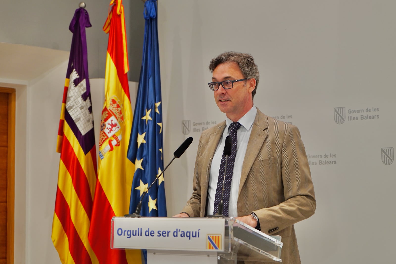 Toni Costa, tras la reunión del Consell de Govern