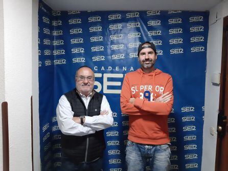 Alfredo Relaño y Tomás Ballesteros en las instalaciones de SER Linares