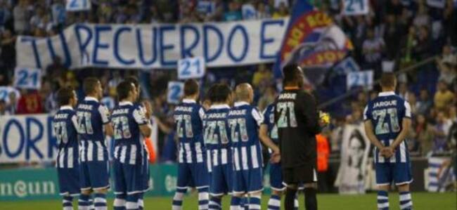 Dani Jarque sigue en el recuerdo de todos los aficionados al fútbol español