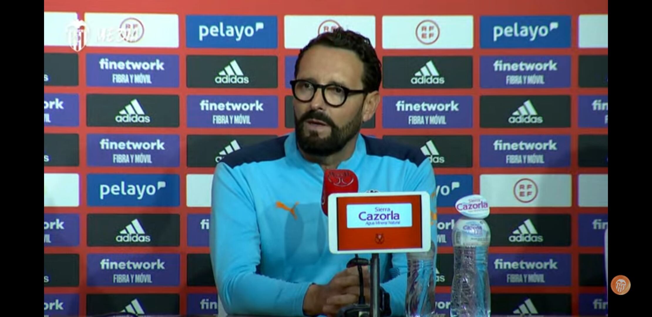 Bordalás en la conferencia de prensa previa a la Final de Copa