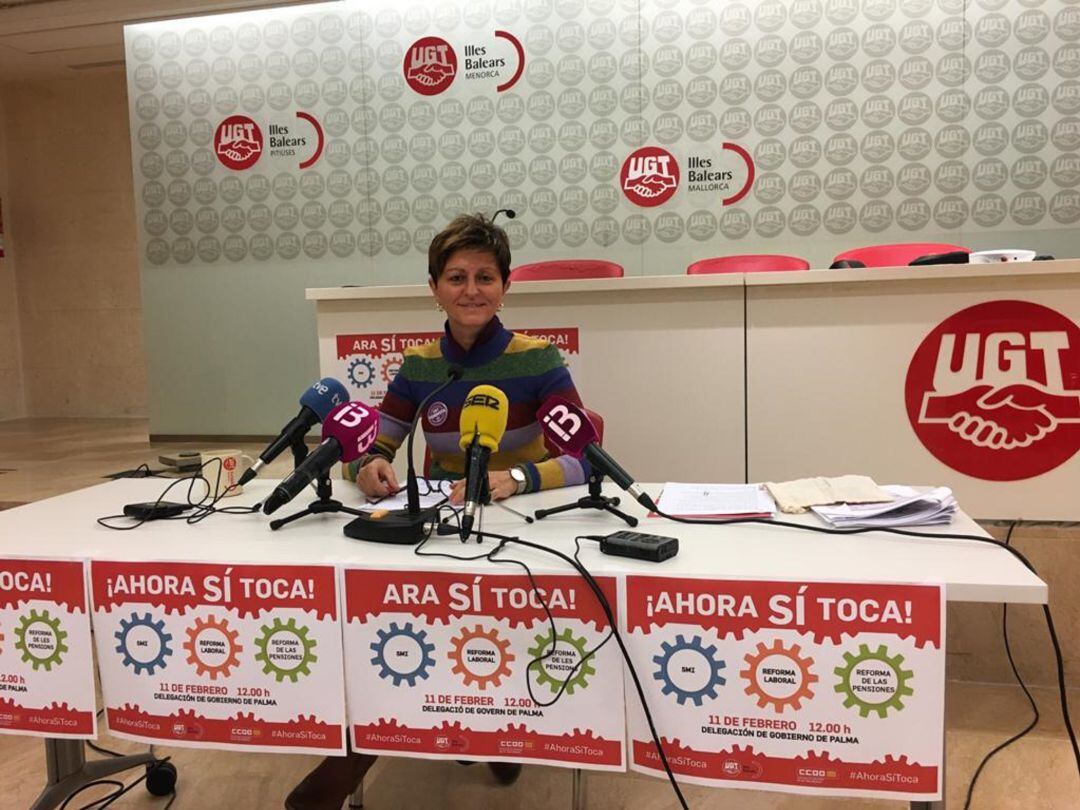 Xisca Garí, secretaria de políticas sociales e igualdad de UGT