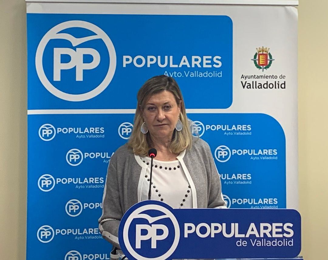 La presidenta del Grupo Municipal Popular en el Ayuntamiento de Valladolid, Pilar del Olmo