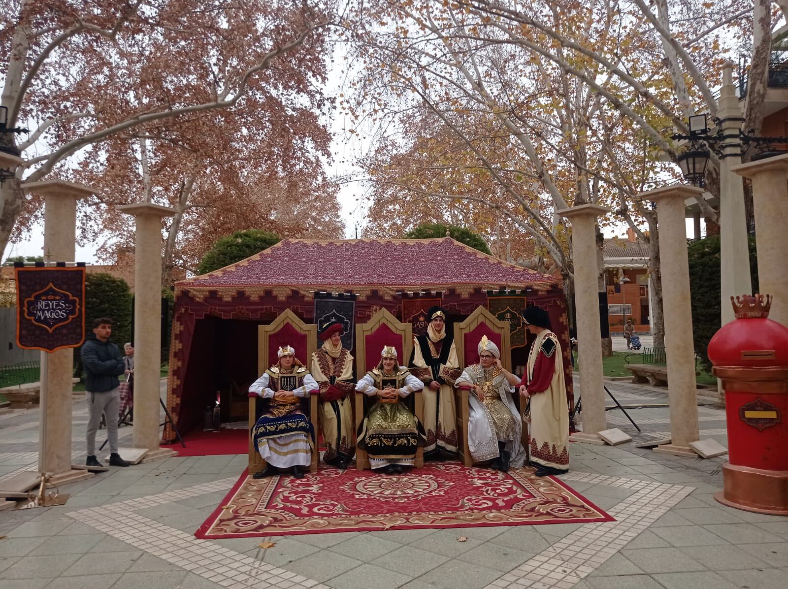 Campamento real de los Reyes Magos en las Alamedas de Lorca