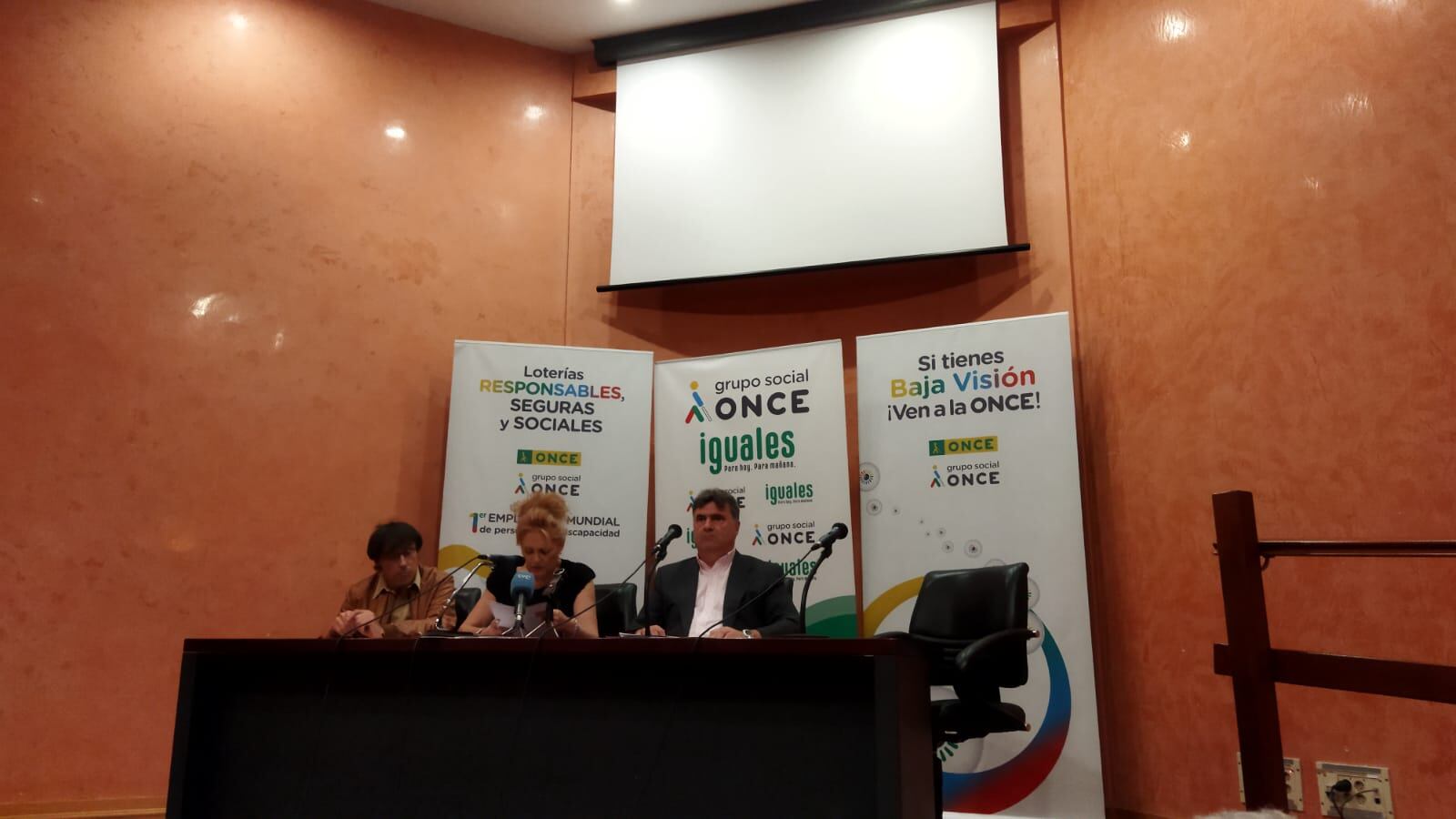 Rueda de prensa de ONCE Navarra