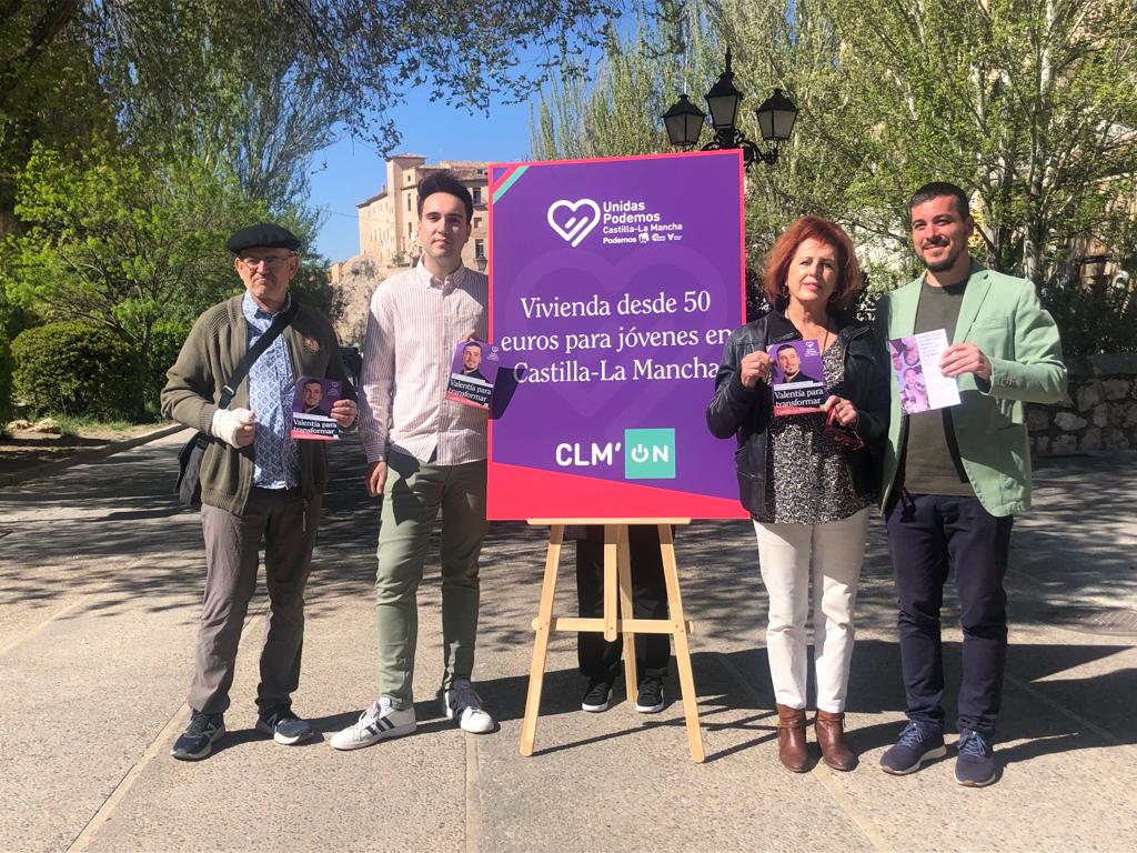 Unidas Podemos ha presentado en Cuenca sus propuestas sobre vivienda