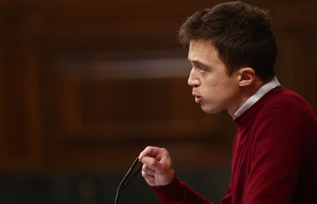 Íñigo Errejón en el Congreso.