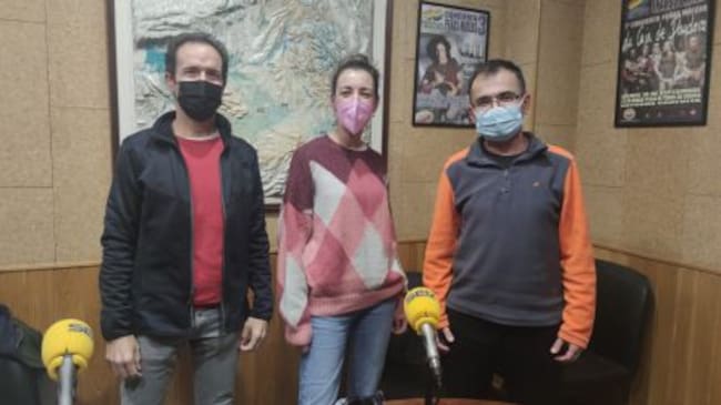 Gema Torralba junto a Toni Duque y Manuel Ruiz Gómez de Fez